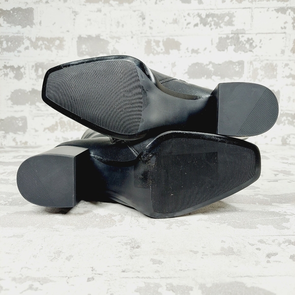 NEW Nordstrom RACK Virginia Block Heel Tall Boot In Black C148 - Picture 8 of 12